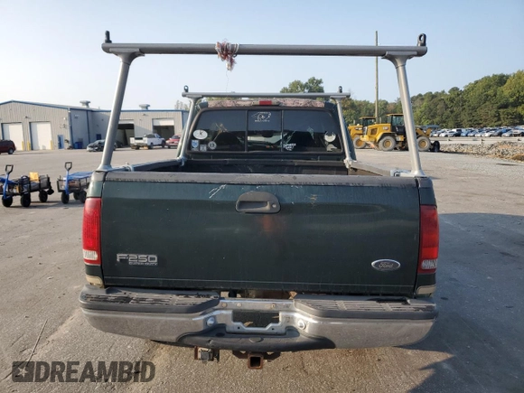 2001 Ford Super Duty F-250 XL with VIN 1FTNW21L11EB43083, listed as a Copart auction lot 70609164 with 231,581 mi miles and Salvage Title. Bid and sale history available at carsss.com. Image 6.