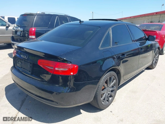 2013 Audi A4 Premium Plus with VIN WAUEFAFLXDA164378, listed as a IAAI auction lot 41982140 with 151,411 mi miles. Bid and sale history available at carsss.com. Image 4.