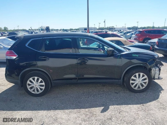 2016 Nissan Rogue SV with VIN KNMAT2MT9GP604627, listed as a IAAI auction lot 41763234 with 173646 miles. Bid and sale history available at carsss.com. Image 13.