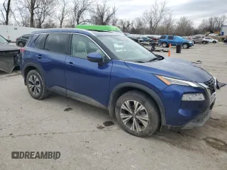 2022 Nissan Rogue SV with VIN 5N1BT3BB5NC716510, listed as a Copart auction lot 44305935 with 31,614 mi miles and Salvage Title. Bid and sale history available at carsss.com. Image 4.
