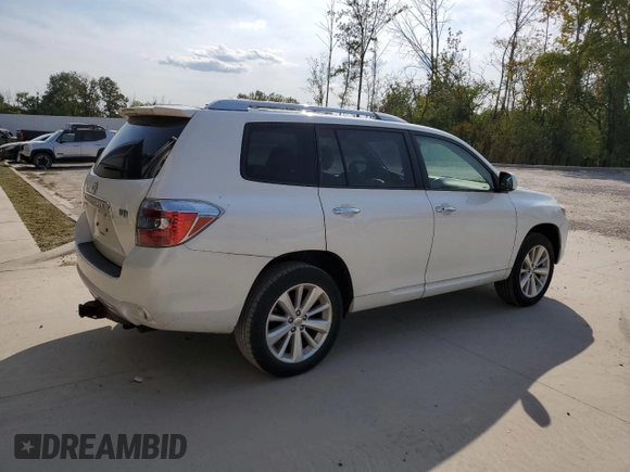 2010 Toyota Highlander Hybrid with VIN JTEBW3EH4A2041255, listed as a Copart auction lot 71751244 with 197,467 mi miles and Clean Title. Bid and sale history available at carsss.com. Image 3.