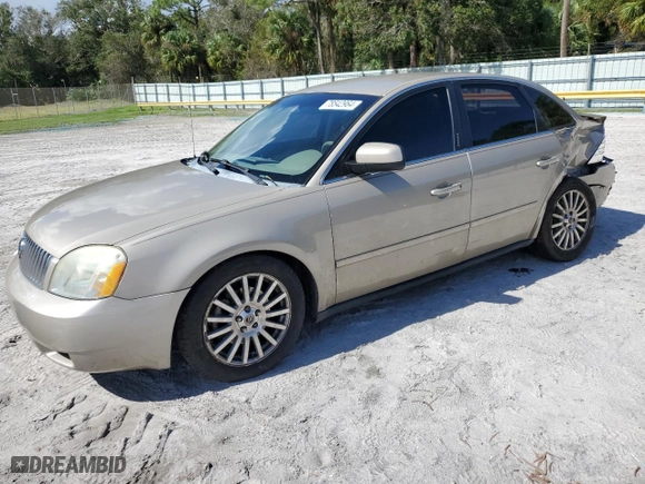 2005 Mercury Montego Premier with VIN 1MEFM42195G624355, listed as a Copart auction lot 78542964 with 0 mi miles and Salvage Title. Bid and sale history available at carsss.com. Image 1.