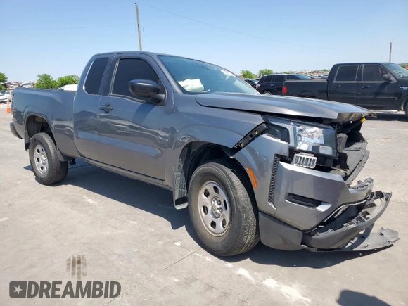 2022 Nissan Frontier S with VIN 1N6ED1CM7NN632998, listed as a Copart auction lot 52043135 with 33,286 mi miles and Salvage title. Bid and sale history available at DreamBid. Image 4.