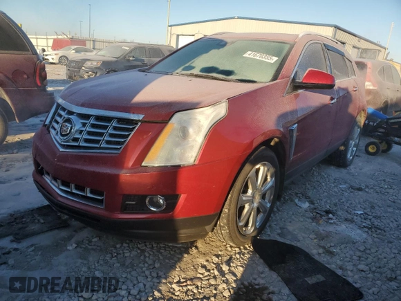 2015 Cadillac SRX Performance Collection with VIN 3GYFNFE39FS556708, listed as a Copart auction lot 41670355 with 177,601 mi miles and Salvage title. Bid and sale history available at DreamBid. Image 1.