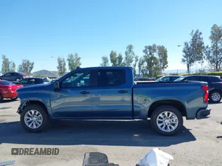 2024 Chevrolet Silverado 1500 Custom with VIN 3GCPABEK0RG293473, listed as a IAAI auction lot 41866907 with 21,266 mi miles and . Bid and sale history available at DreamBid. Image 14.