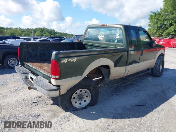 2000 Ford F-250 XL with VIN 1FTNX21L2YED40884, listed as a IAAI auction lot 42236268 with 268,112 mi miles and . Bid and sale history available at DreamBid. Image 4.