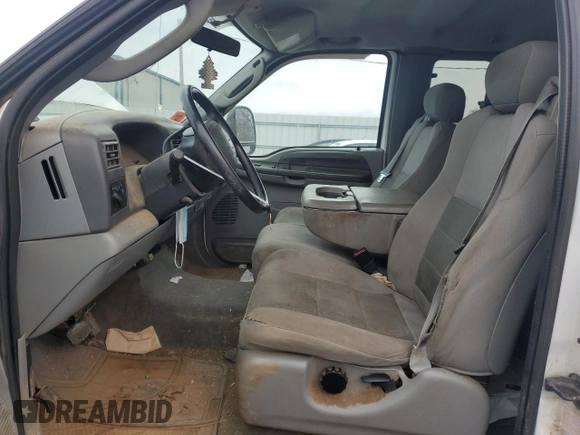 2004 Ford Super Duty F-250 XL with VIN 1FTNX21P04ED89661, listed as a Copart auction lot 45214445 with 314,538 mi miles and Salvage Title. Bid and sale history available at carsss.com. Image 7.
