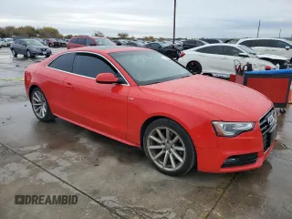 2016 Audi A5 Premium with VIN WAUD2AFR3GA020316, listed as a Copart auction lot 84083214 with 64,038 mi miles and Salvage title. Bid and sale history available at DreamBid. Image 4.