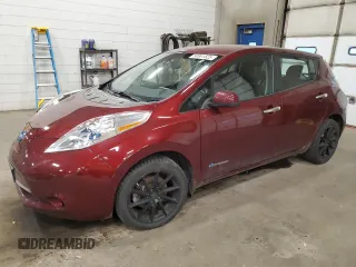 2016 Nissan LEAF SL with VIN 1N4BZ0CP1GC305528, listed as a Copart auction lot 50041525 with 51,299 mi miles and Clean Title. Bid and sale history available at carsss.com. Image 1.