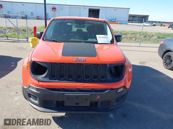 2017 Jeep Renegade Sport z VIN ZACCJBAH9HPG07336, wystawiony jako IAAI lot #42219901 z przebiegiem 118 696 mil mil oraz . Historia ofert i sprzedaży dostępna na DreamBid. Obrazek 12.