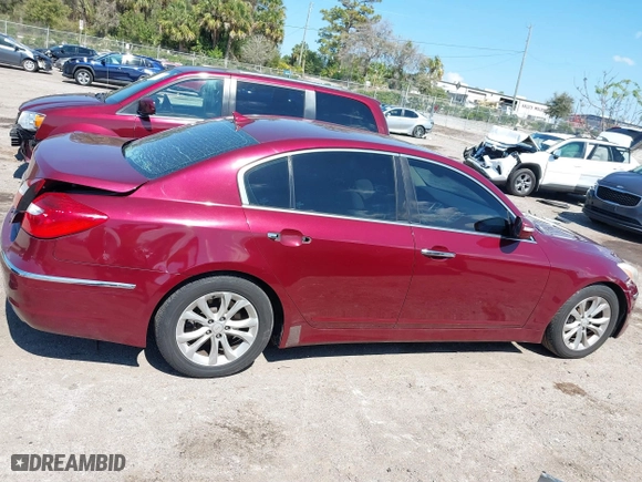 2012 Hyundai Genesis 3.8L with VIN KMHGC4DD4CU176486, listed as a IAAI auction lot 41674122 with 148,085 mi miles. Bid and sale history available at carsss.com. Image 13.