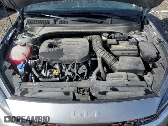 2024 Kia Forte GT with VIN 3KPF44AC9RE710338, listed as a Copart auction lot 46486985 with 20,486 mi miles and Salvage Title. Bid and sale history available at carsss.com. Image 11.