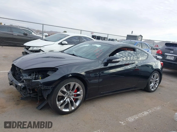 2014 Hyundai Genesis Coupe 3.8 Ultimate with VIN KMHHU6KJ9EU117703, listed as a IAAI auction lot 41486814 with 163,365 mi miles. Bid and sale history available at carsss.com. Image 14.