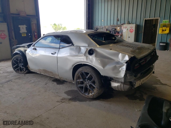 2023 Dodge Challenger SXT with VIN 2C3CDZAG1PH570875, listed as a Copart auction lot 54640484 with 0 mi miles and Salvage Title. Bid and sale history available at carsss.com. Image 2.