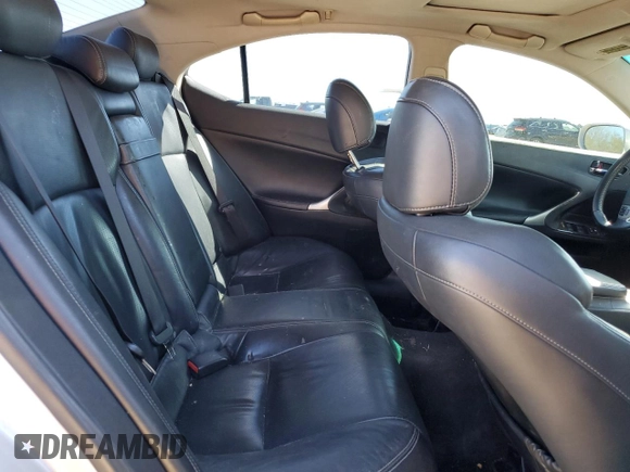 2011 Lexus IS 250 with VIN JTHBF5C22B2100513, listed as a Copart auction lot 49223335 with 224,006 mi miles and Salvage Title. Bid and sale history available at DreamBid. Image 11.