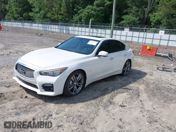 2014 Infiniti Q50 Sport with VIN JN1BV7AP5EM683640, listed as a IAAI auction lot 42459979 with 315,363 mi miles and . Bid and sale history available at DreamBid. Image 2.