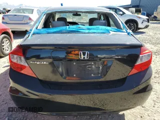 2012 Honda Civic LX with VIN 2HGFB2F57CH604861, listed as a Copart auction lot 50294515 with 130,214 mi miles and Salvage Title. Bid and sale history available at DreamBid. Image 6.