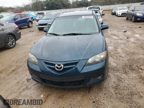 2007 Mazda 3 s Sport with VIN JM1BK323971762923, listed as a Copart auction lot 45624225 with 92,184 mi miles and Salvage Title. Bid and sale history available at carsss.com. Image 5.
