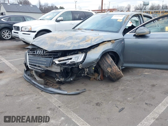 2019 Audi A4 Premium Plus with VIN WAUENAF46KN018769, listed as a IAAI auction lot 41418569 with 90,640 mi miles. Bid and sale history available at carsss.com. Image 6.
