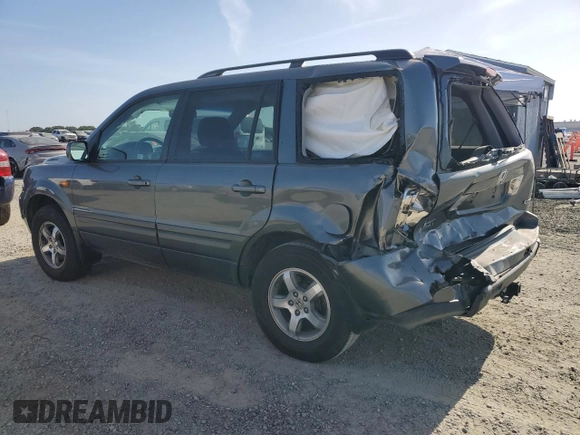 2008 Honda Pilot EX-L with VIN 5FNYF18558B005554, listed as a Copart auction lot 53921465 with 255,166 mi miles and Salvage Title. Bid and sale history available at DreamBid. Image 2.