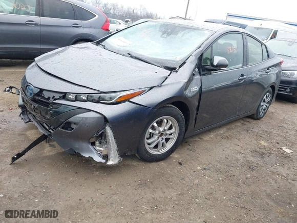 2021 Toyota Prius Prime LE with VIN JTDKAMFP3M3188311, listed as a IAAI auction lot 41668815 with 41,167 mi miles. Bid and sale history available at carsss.com. Image 2.