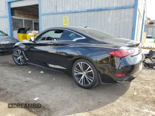 2019 Infiniti Q60 3.0t LUXE with VIN JN1EV7EK9KM230869, listed as a Copart auction lot 50229155 with 40,385 mi miles and Salvage Title. Bid and sale history available at carsss.com. Image 2.