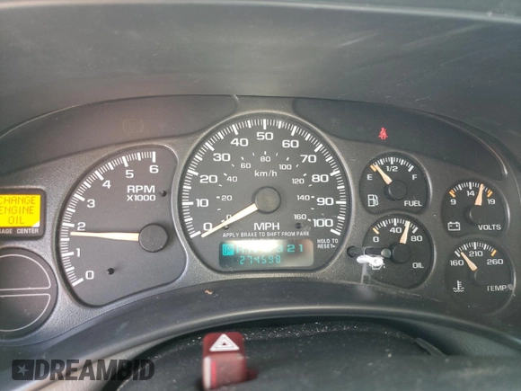 2002 Chevrolet Silverado 1500 LS with VIN 1GCEK19T92Z323416, listed as a Copart auction lot 49592765 with 274,598 mi miles and Salvage Title. Bid and sale history available at DreamBid. Image 9.