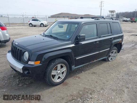 2010 Jeep Patriot Limited with VIN 1J4NF4GB7AD503841, listed as a IAAI auction lot 41992088 with 163,575 mi miles and . Bid and sale history available at carsss.com. Image 2.