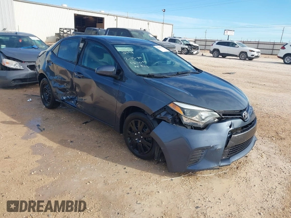 2016 Toyota Corolla L with VIN 5YFBURHE9GP423998, listed as a IAAI auction lot 41635762 with 92,652 mi miles and . Bid and sale history available at DreamBid. Image 1.
