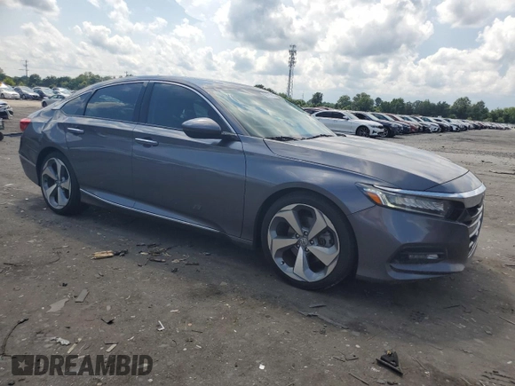 2018 Honda Accord Touring with VIN 1HGCV1F97JA155815, listed as a Copart auction lot 64181825 with 137,325 mi miles and Non repairable. Bid and sale history available at DreamBid. Image 4.