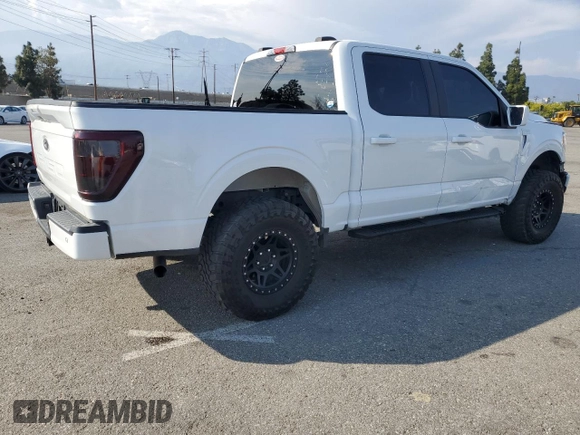 2022 Ford F-150 XL with VIN 1FTFW1E50NFA71691, listed as a Copart auction lot 55282625 with 47,492 mi miles and Salvage title. Bid and sale history available at DreamBid. Image 3.