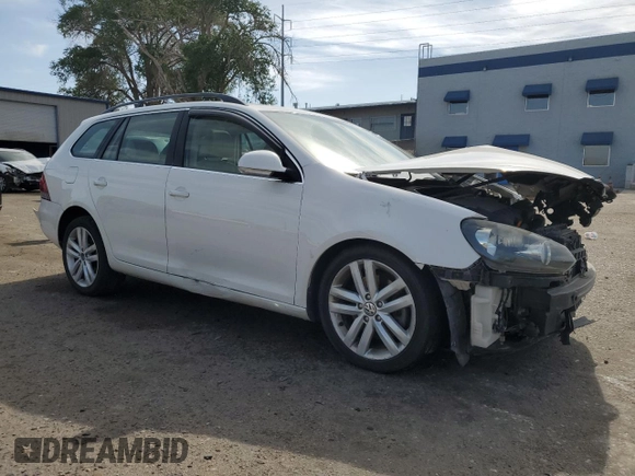 2012 Volkswagen Jetta TDI w/Sunroof with VIN 3VWPL7AJ3CM624072, listed as a Copart auction lot 60469855 with Not provided miles and Salvage title. Bid and sale history available at DreamBid. Image 4.