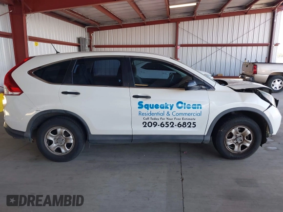 2013 Honda CR-V LX with VIN 5J6RM3H31DL025726, listed as a IAAI auction lot 40658785 with 262,021 mi miles. Bid and sale history available at carsss.com. Image 13.