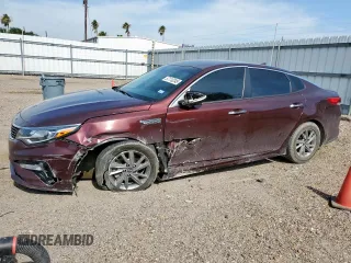 2019 Kia Optima LX z VIN 5XXGT4L33KG317937, wystawiony jako Copart lot #57110245 z przebiegiem 168 888 mil mil oraz Szkoda całkowita • Salvage title. Historia ofert i sprzedaży dostępna na DreamBid. Obrazek 1.