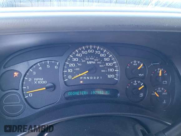 2006 Chevrolet Silverado 1500 LT1 with VIN 1GCEC19T06Z154227, listed as a Copart auction lot 43082745 with 197,982 mi miles and Salvage Title. Bid and sale history available at DreamBid. Image 9.