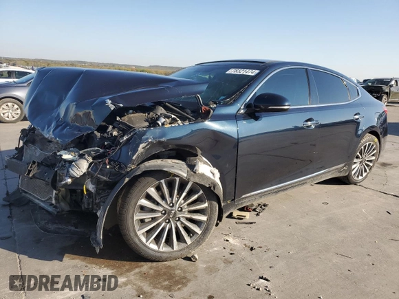2018 Kia Cadenza Premium with VIN KNALC4J15J5097295, listed as a Copart auction lot 78321474 with 120,108 mi miles and Salvage Title. Bid and sale history available at DreamBid. Image 1.