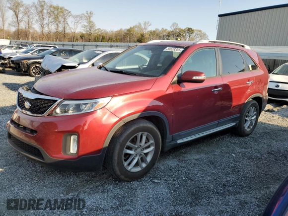 2014 Kia Sorento LX with VIN 5XYKT4A61EG436318, listed as a Copart auction lot 50628305 with 169,726 mi miles and Salvage Title. Bid and sale history available at carsss.com. Image 1.