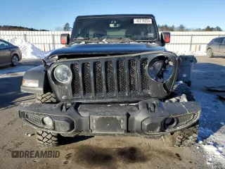 2023 Jeep Wrangler Willys with VIN 1C4HJXDG1PW527567, listed as a Copart auction lot 42218255 with 43,273 mi miles and Salvage Title. Bid and sale history available at DreamBid. Image 5.