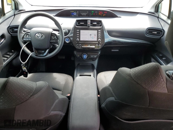 2020 Toyota Prius L Eco with VIN JTDKARFU5L3110386, listed as a Copart auction lot 54043065 with 75,579 mi miles and Salvage Title. Bid and sale history available at DreamBid. Image 8.