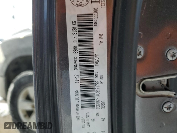 2018 Ram 1500 Express with VIN 1C6RR7FT0JS171786, listed as a Copart auction lot 46396365 with 213,816 mi miles and Salvage Title. Bid and sale history available at carsss.com. Image 12.