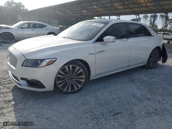 2019 Lincoln Continental Reserve with VIN 1LN6L9RP2K5609288, listed as a Copart auction lot 70889284 with 76,313 mi miles and Salvage Title. Bid and sale history available at carsss.com. Image 1.