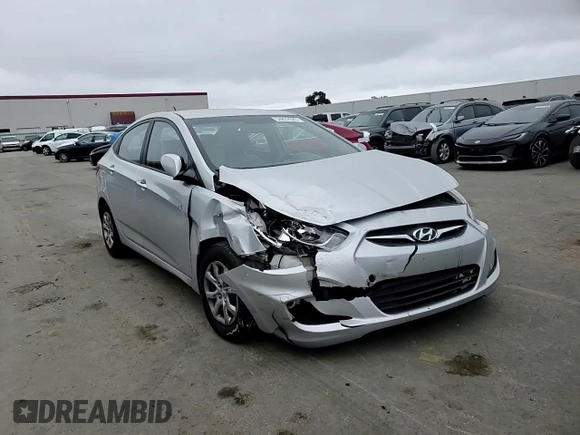 2014 Hyundai Accent GLS with VIN KMHCT4AE8EU643620, listed as a Copart auction lot 53852525 with 90,279 mi miles and Salvage Title. Bid and sale history available at carsss.com. Image 13.