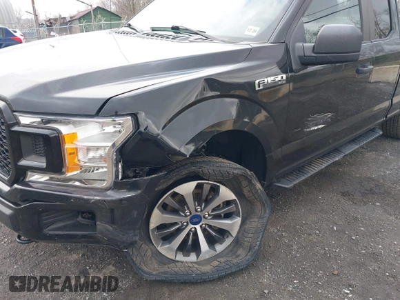2019 Ford F-150 XL with VIN 1FTEX1EP0KKC57566, listed as a IAAI auction lot 41902132 with 80,613 mi miles and . Bid and sale history available at carsss.com. Image 6.