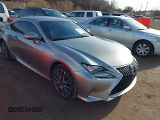 2016 Lexus RC 350 with VIN JTHSE5BC8G5006249, listed as a IAAI auction lot 41533504 with 49,371 mi miles. Bid and sale history available at carsss.com. Image 1.