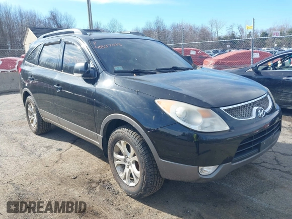 2011 Hyundai Veracruz GLS with VIN KM8NUDCCXBU176942, listed as a IAAI auction lot 41837043 with 128,446 mi miles and . Bid and sale history available at DreamBid. Image 1.