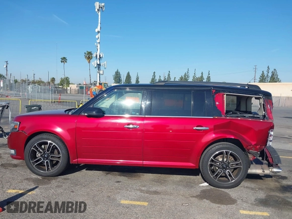2014 Ford Flex Limited with VIN 2FMGK5D85EBD33530, listed as a IAAI auction lot 41631399 with 93,507 mi miles. Bid and sale history available at carsss.com. Image 14.