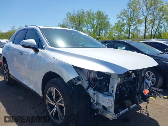 2024 Lexus RX 350 with VIN 2T2BAMCA7RC074242, listed as a IAAI auction lot 42220864 with 4,544 mi miles and . Bid and sale history available at DreamBid. Image 1.