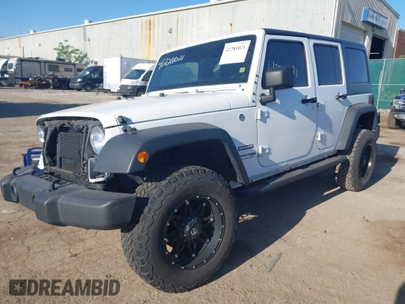 2018 Jeep Wrangler Unlimited Sport S with VIN 1C4HJWDG8JL928813, listed as a IAAI auction lot 42281021 with 71,001 mi miles and . Bid and sale history available at DreamBid. Image 18.