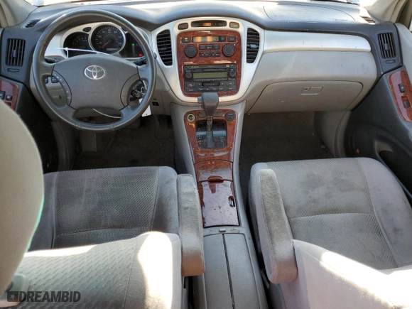 2004 Toyota Highlander with VIN JTEDP21A040006172, listed as a Copart auction lot 48407935 with 128,292 mi miles and Salvage Title. Bid and sale history available at carsss.com. Image 8.