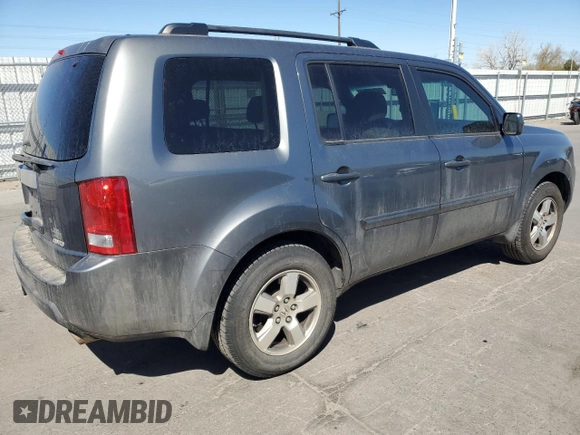 2009 Honda Pilot EX-L with VIN 5FNYF48649B046348, listed as a Copart auction lot 50353255 with 182,356 mi miles and Salvage Title. Bid and sale history available at carsss.com. Image 3.
